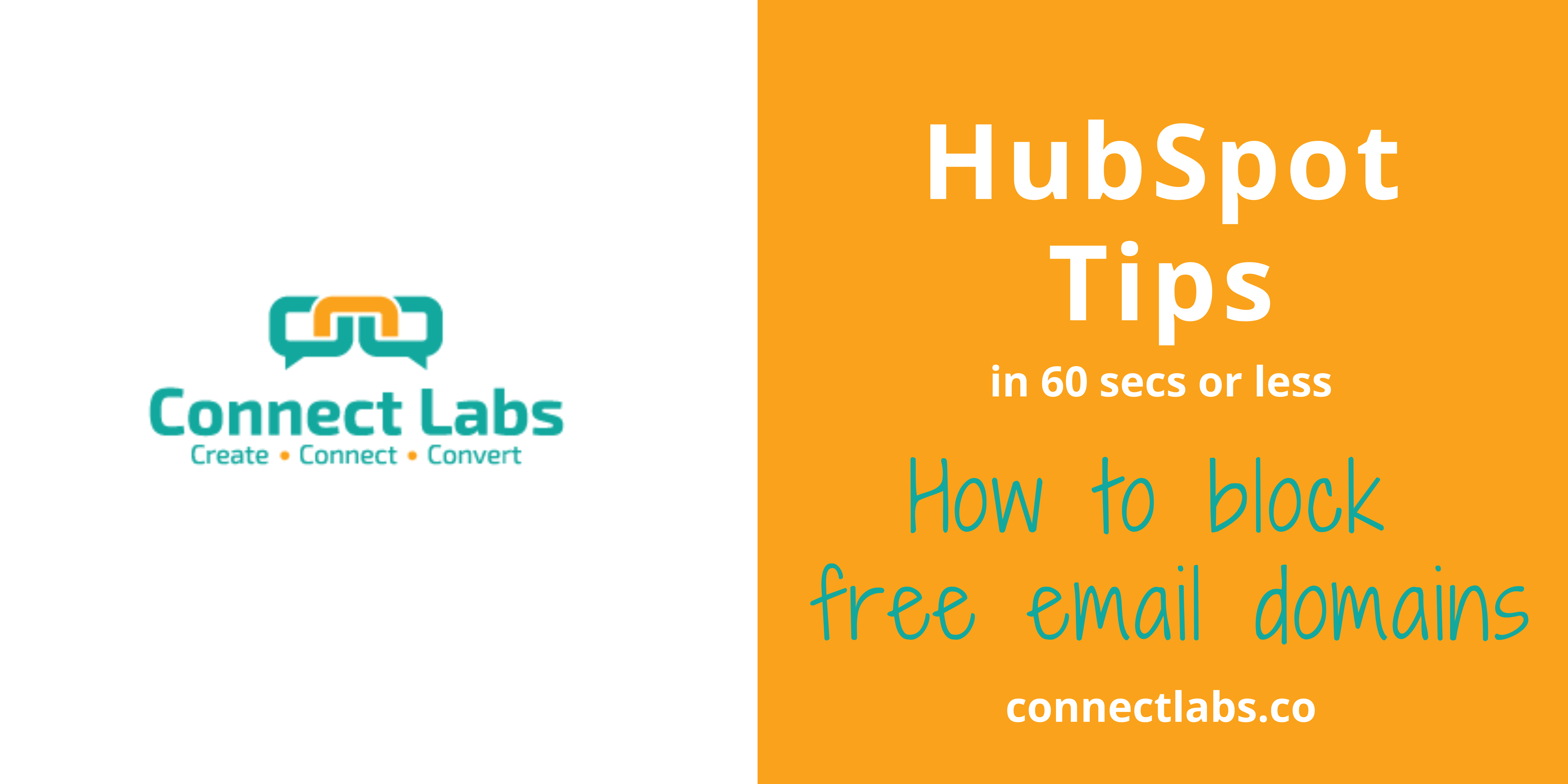 How to Block Free Email Domains in HubSpot [VIDEO]